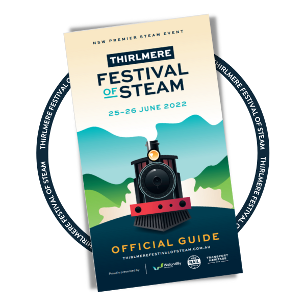 Thirlmere Festival of Steam Guide 2022 Document Lockup